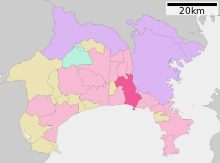 Fujisawa in Kanagawa Prefecture Ja.svg