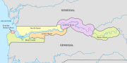 Miniatura para Organización territorial de Gambia