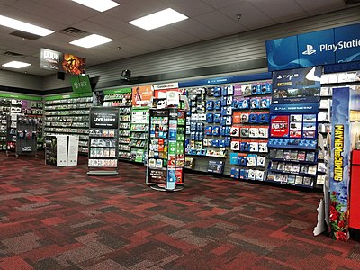 Interior of a store in 2019