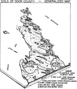 Generalized Soils Map of Door County, Wisconsin published 1956.tif