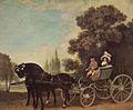 George Stubbs, Lady and Gentleman in a Carriage, (1787)