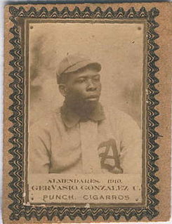 Gervasio González Cuban baseball player