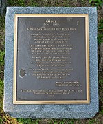 Gipsy (dog), grave