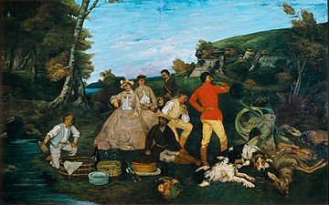 Le Repas de chasse de Gustave Courbet
