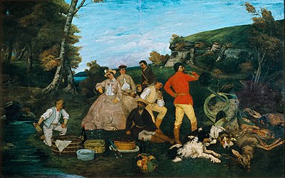 Gustave Courbet, The Hunt Breakfast, 1858