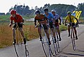 Cykelløb med væltepeter i Ystad 2021.