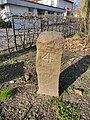 Historischer Grenzstein der Hansestadt Lübeck im Grenzsteinpark auf dem Uni-Gelände