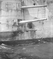 HMS Kent Falklands damage IWM Q 045916