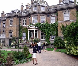 Hampton Court House, where Harry Greene's birthday party scenes in series one episode 3 "Kiss" was filmed Hampton Court House, London-232286612.jpg