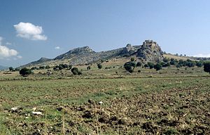 Ruínas da acrópole de Hierápolis Castabala