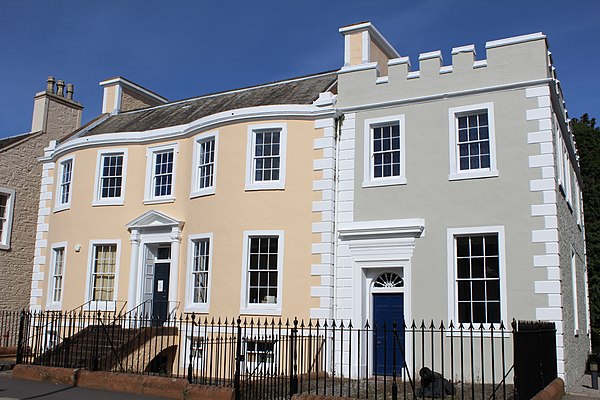 121–123 High Street, Kirkcudbright: Former headquarters of Kirkcudbrightshire County Council