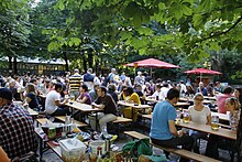 A beer garden in Munich, Germany Hofbraeukeller 5906.JPG