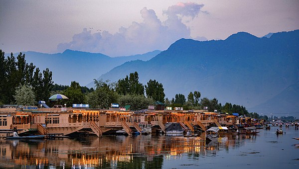 Image: Houseboats, Dal Lake, Kashmir