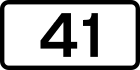 Route 41 Schild}}