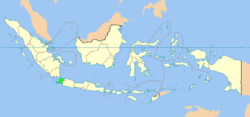 Location of Banten in Indonesia