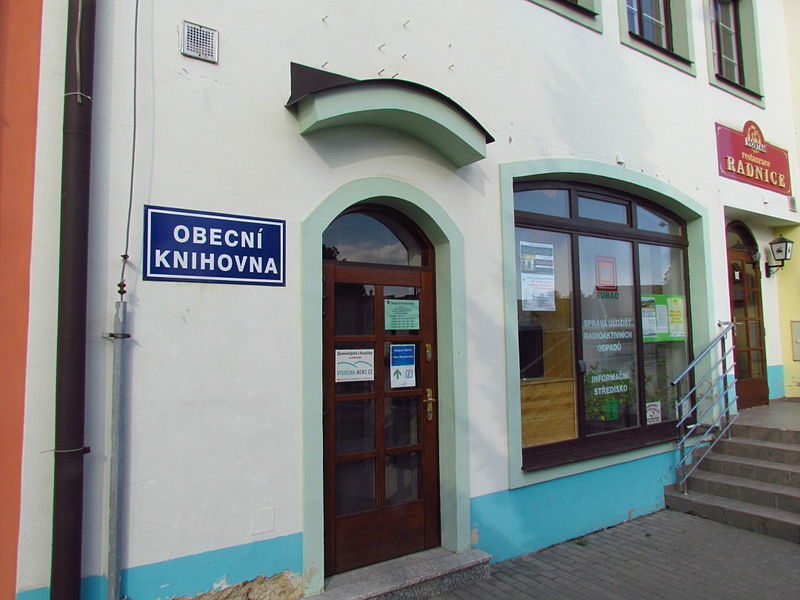 File:Information center of Správa úložišť radioaktivního odpadu and library in Rouchovany, Třebíč District.JPG