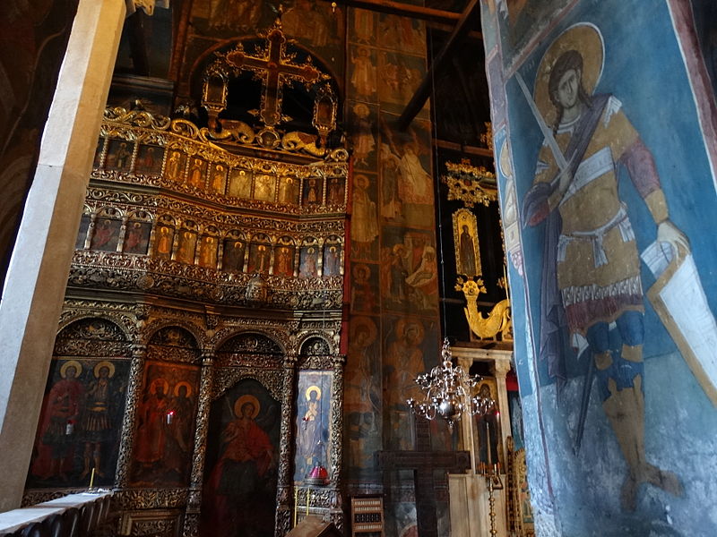 File:Interior of Decani Monastery - Outside Peje (Pec) - Kosovo - 03.jpg