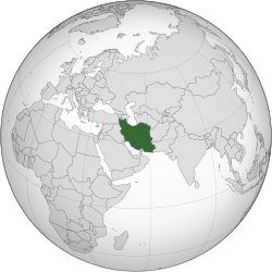 מפת איראן