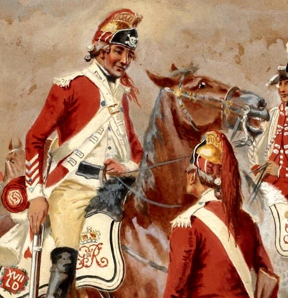 Irish Cavalrymen, 17th Regiment of Light Dragoons, in the War of the American Revolution, 1775-1783