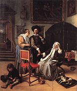 Jan Steen, Posjet liječnika, 1658.-'62.
