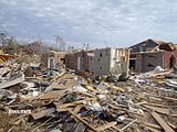 January 23, 2012, Center Point, Alabama tornado damage.JPG