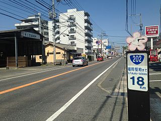 <span class="mw-page-title-main">Japan National Route 202</span> National highway in Japan