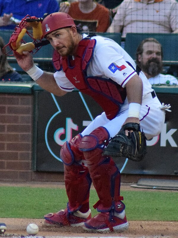 Mathis with the Texas Rangers in 2019