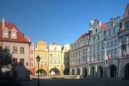 Torget i Jelenia Góra.