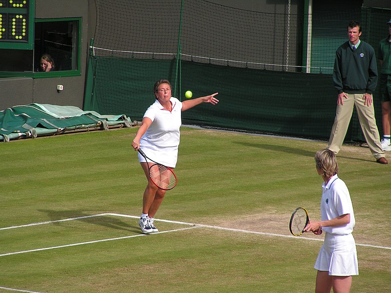 File:Jo Durie and Helena Sukova doubles Wimbledon 2004.jpg