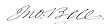 подпись Джона Белла (1796-1869)