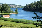 Kalvfjärden sedd från Tyresö slott