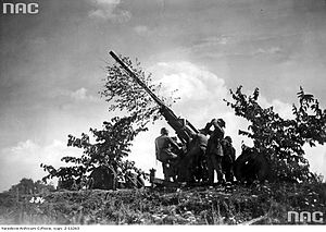 Kampfgeschwader Lützow Anti-aircraft gun.jpg