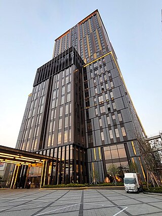 <span class="mw-page-title-main">Kaohsiung Marriott Hotel</span> Skyscraper hotel in Gushan District, Kaohsiung City, Taiwan