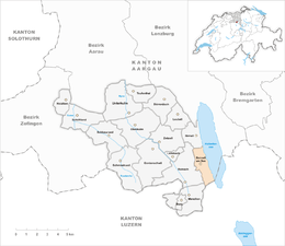 Beinwil am See - Mapa
