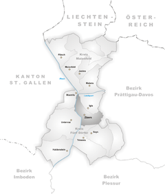 Kaart van de gemeente