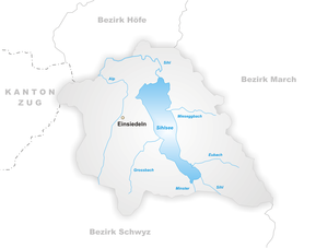 Poziția localității Einsiedeln
