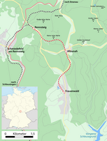 809th file - 447 KB - 1203x1575 16.08.2009 upload 1295 Karte der Kleinbahn Rennsteig – Frauenwald.png