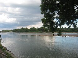 The دریائے کاویری River at Thiruvaiyaru
