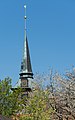 Deutsch: Turm der Kirche in Hamburg-Bergstedt. This is a photograph of an architectural monument. It is on the list of cultural monuments of Hamburg, no. 27081
