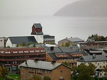 Kirkenes, with a foggy Varangerfjord.jpg