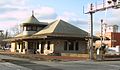 The Kirkwood Railroad Station in Kirkwood, Missouri, constructed by Douglas Donovan in 1893, and serving as an Amtrak station today.