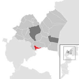 Poloha obce Klingenbach v okrese Eisenstadt-okolie (klikacia mapa)