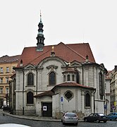 Dvořák tocou o órgano na Igrexa de S. Etelberto, Praga, de 1874 a 1877.