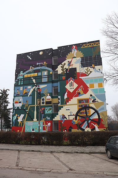 File:Krakow AGH mural 2.jpg