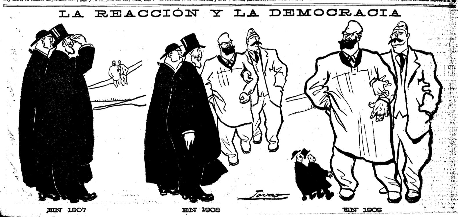 La reacción y la democracia, 18 de diciembre de 1909.