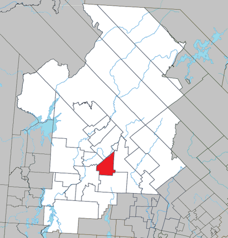 Lac-Saguay Quebec location diagram.png