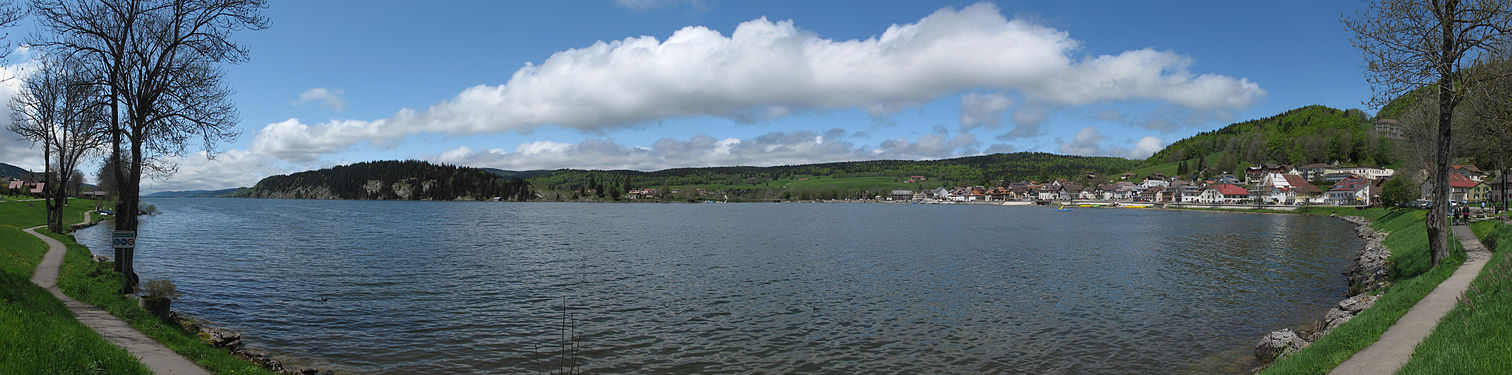 The lac de Joux, a lake in the Swiss Jura