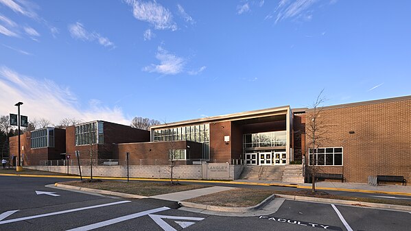 Langley High School side, McLean VA