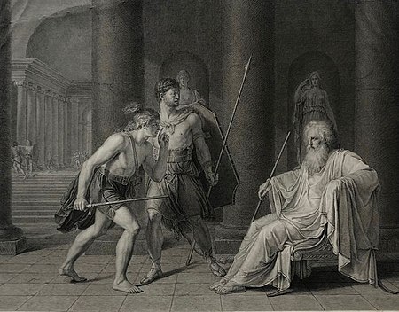 Death of the Consul Papirius, after Philipp Friedrich von Hetsch Leybold-Papirius.jpg