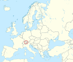 Liechtenstein in Europe (-rivers -mini map).svg